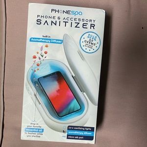 Sanitizer phone cleaner and wand cleaner